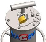 Magnetický separátor MF-50/1 Magnetický separátor MF-50/1